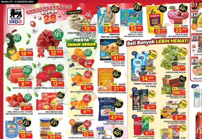 Katalog Promo JSM Superindo Diskon hingga 40% Periode 29-31 Agustus 2025
