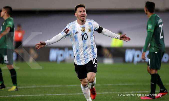 Hasil Argentina vs Bolivia: Albiceleste tekuk La Verde 3-0, Lionel Messi hattrick 