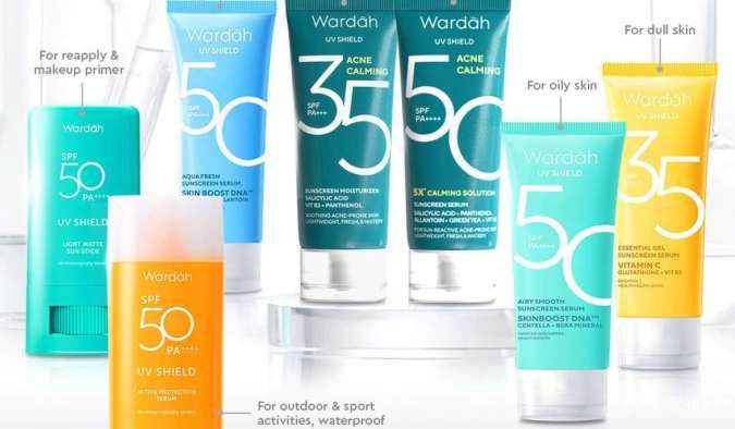 8 Varian Sunscreen Wardah Sesuai Jenis Kulit, Kulit Berjerawat Pilih Mana?