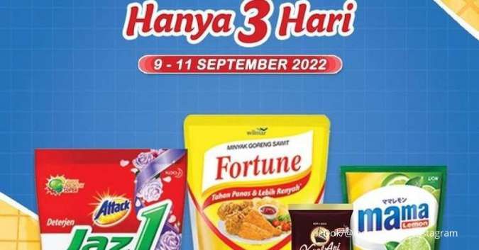 Promo JSM Indomaret 9-11 September 2022, Promo Spesial Hanya 3 Hari!