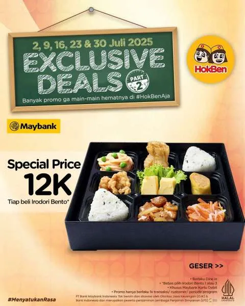 Promo HokBen dengan Maybank 16 Juli 2025