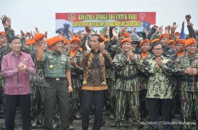 Jokowi: Penempatan TNI jangan lagi Jawa sentris