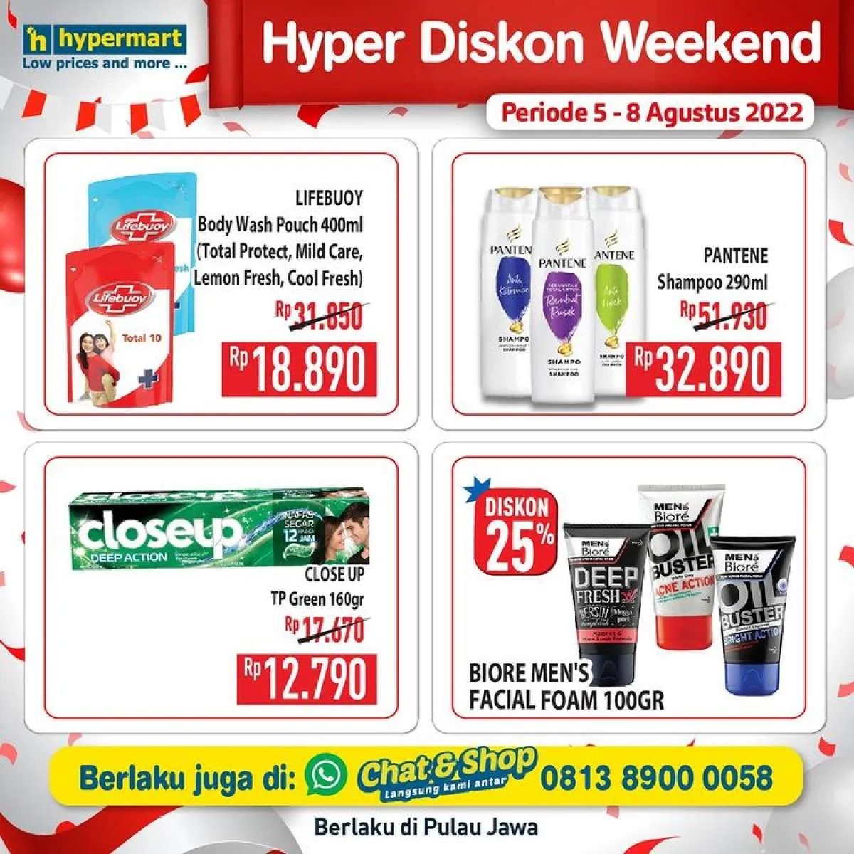 Katalog Promo Hypermart Hyper Diskon Weekend Periode 5-8 Agustus 2022
