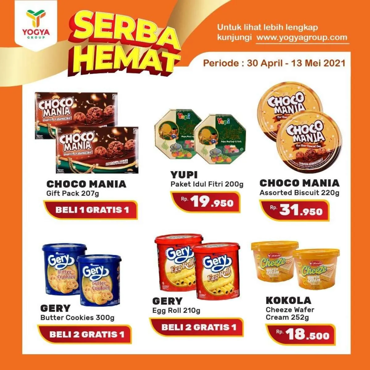 Promo Yogya Supermarket weekday 3 Mei 2021, Serba Hemat!