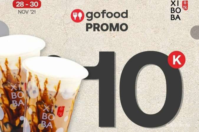 Terbatas! Promo Xi Bo Ba 28-30 November 2021, Brown Sugar Grass Jelly Rp 10.000