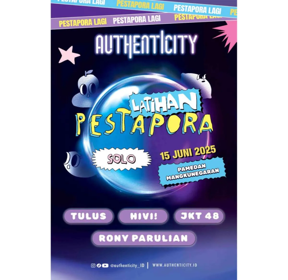 Jelang Pestapora, Authenticity Hadirkan Latihan Pestapora di Solo