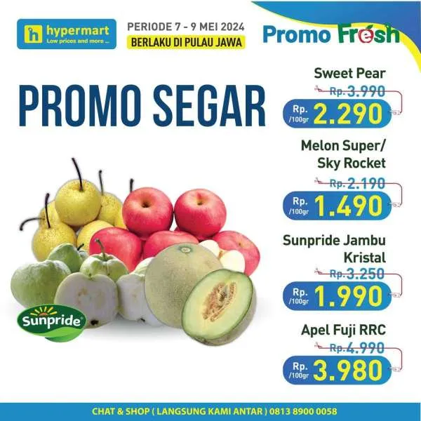 Promo Hypermart Hyper Diskon Weekday Periode 7-9 Mei 2024