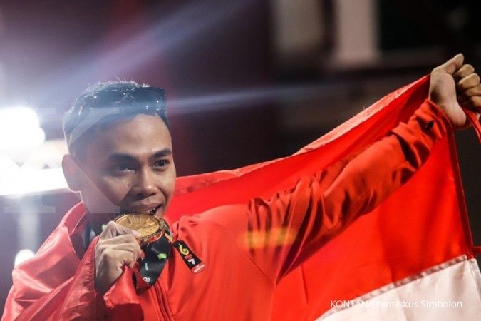 Juara dunia angkat besi Eko Yuli ganjar Rp 250 juta dari Jokowi