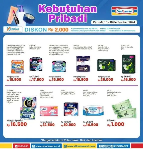 Promo Indomaret Super Hemat Periode 5-18 September 2024