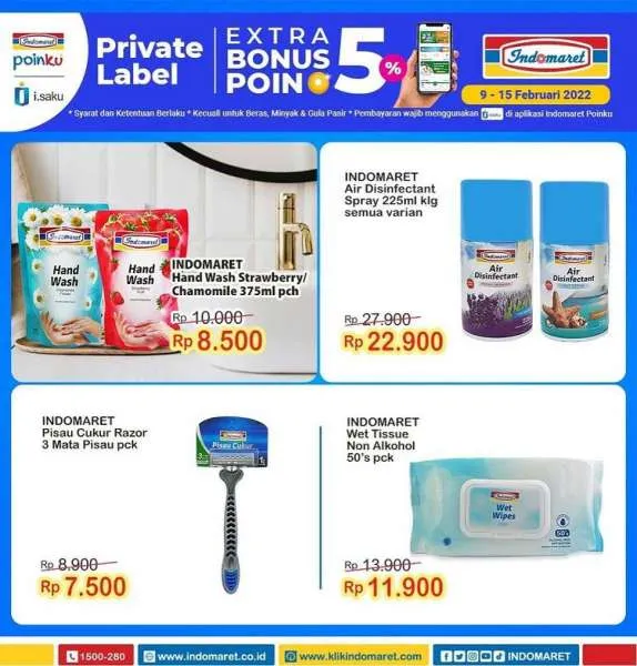 Promo Indomaret Super Hemat Mingguan 9-15 Februari 2022