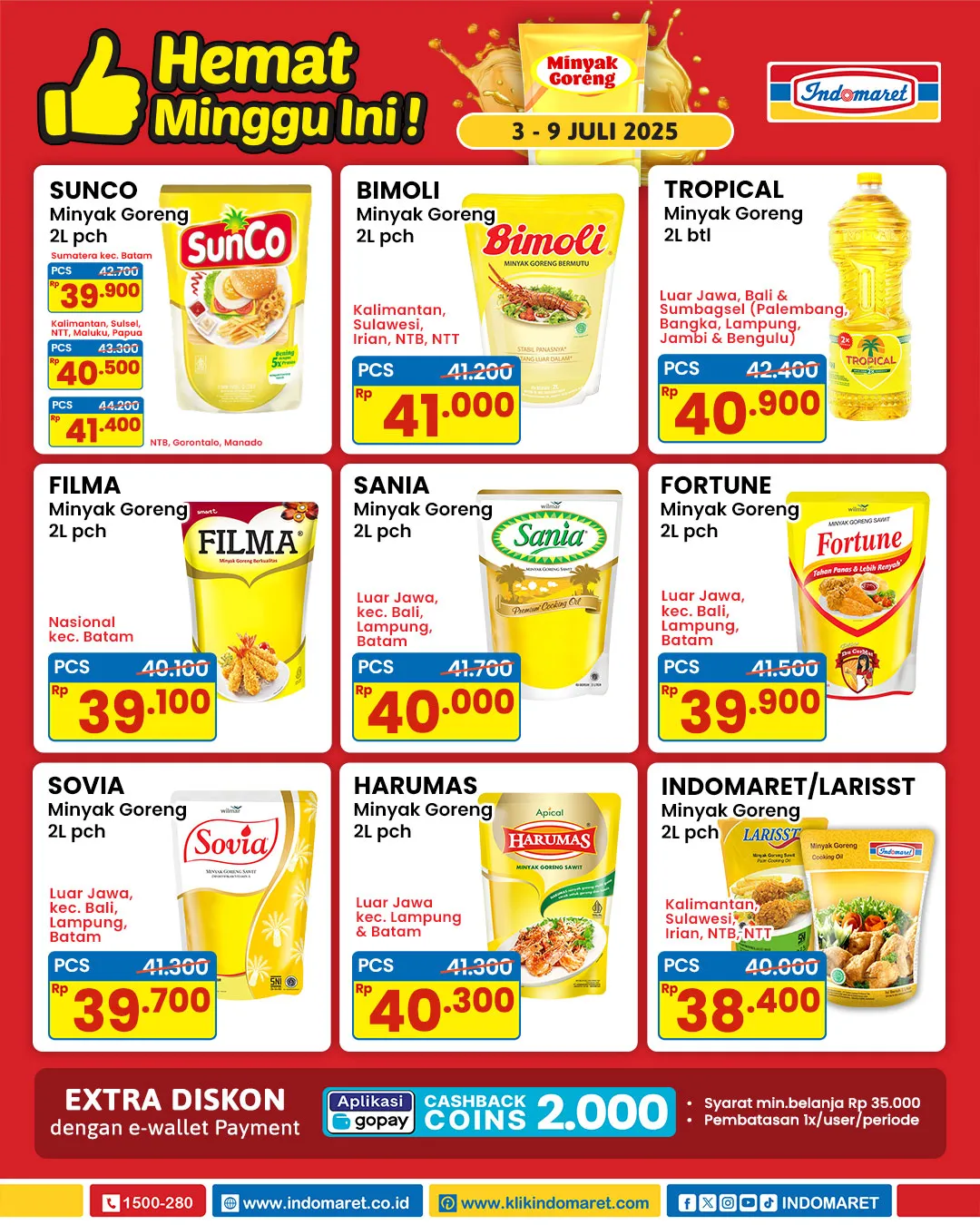 Promo Indomaret Minyak Goreng Hemat Periode 3-9 Juli 2025