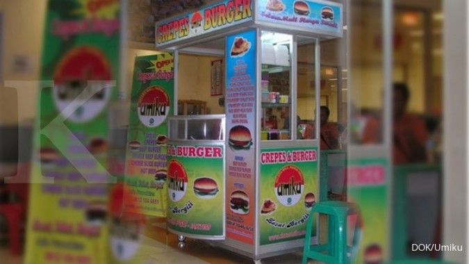 Jualan crepes, burger, dan ayam sekaligus berinfak