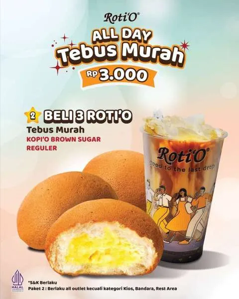 Promo Roti O Tebus Murah Rp 3.000