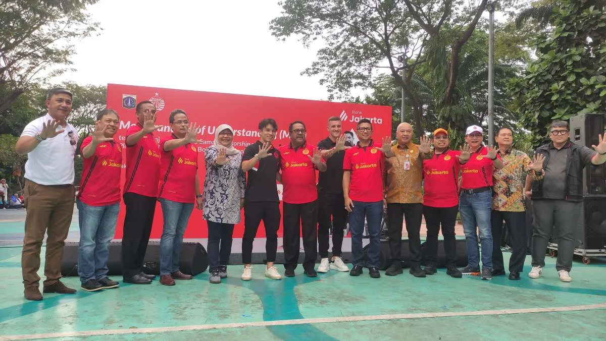Bank Jakarta Kolaborasi dengan Persija, Bukti Dukung Industri Olahraga