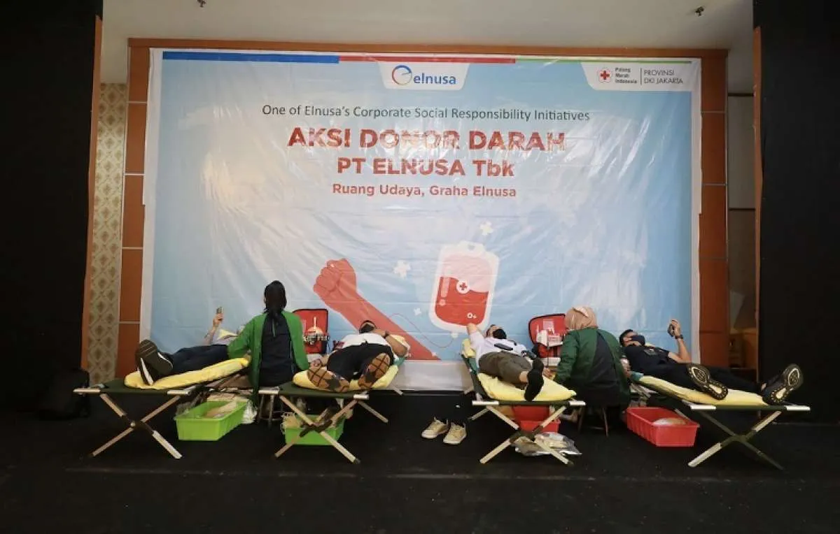 Bantu Sesama, Elnusa Donasikan 115 Kantong Darah