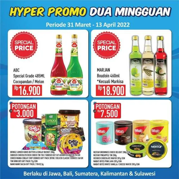 Promo Hypermart Dua Mingguan Periode 31 Maret-13 April 2022