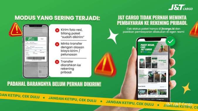 Marak Penipuan Berkedok Pengiriman, Ini Imbauan dari J&T Cargo