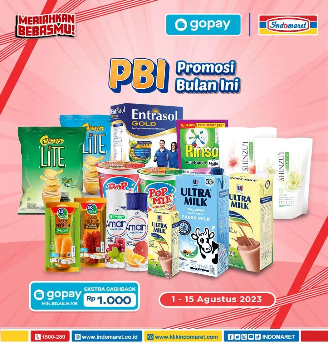 Promo Indomaret Terbaru 1-15 Agustus 2023, Ada Beli 1 Gratis 1 hingga Beli 2 Gratis 2