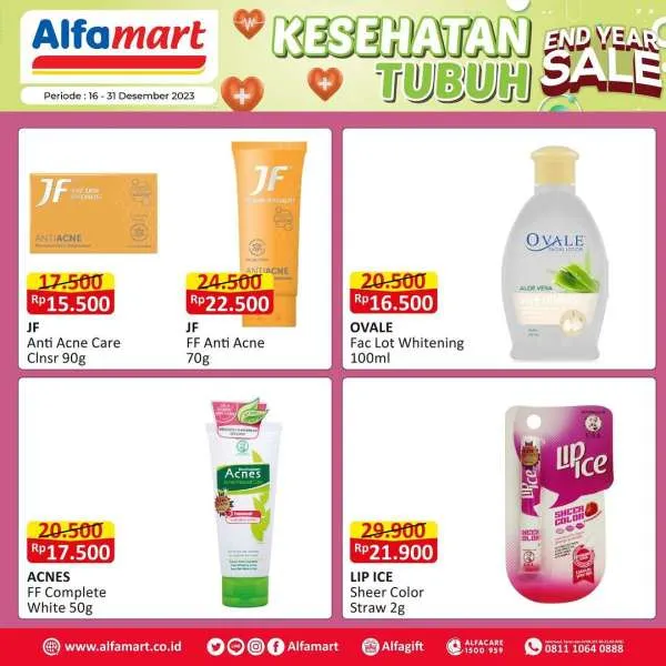 Promo Alfamart Health Fair Diskon s/d 50% Periode 16-31 Desember 2023