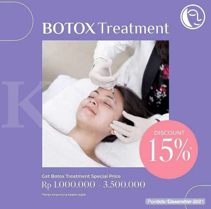Promo Spesial Botox di Natasha Skin Clinic Center, Ada Diskon 15% hingga Akhir Bulan