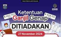Catat, Besok Senin (27/1) Ganjil Genap Ditiadakan