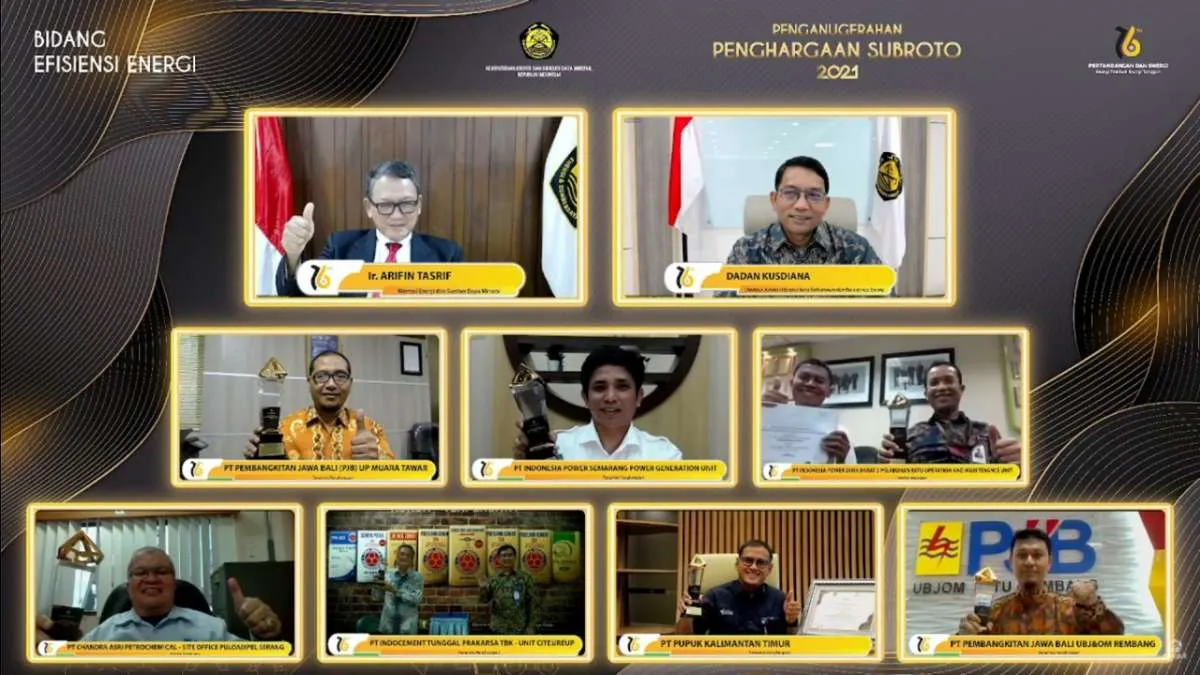 Lakukan inovasi energi, Kementerian ESDM anugerahkan Subroto Award ke 14 perusahaan