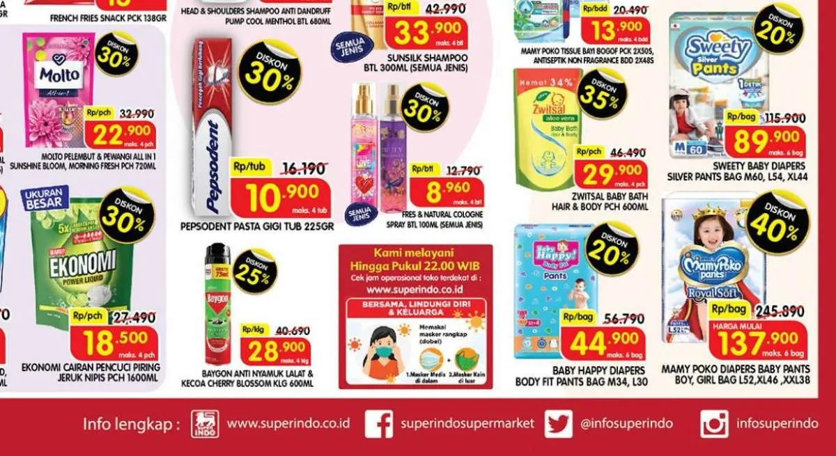 Promo Superindo Super Freshtival Periode 21-23 Januari 2022, Diskon hingga 50%