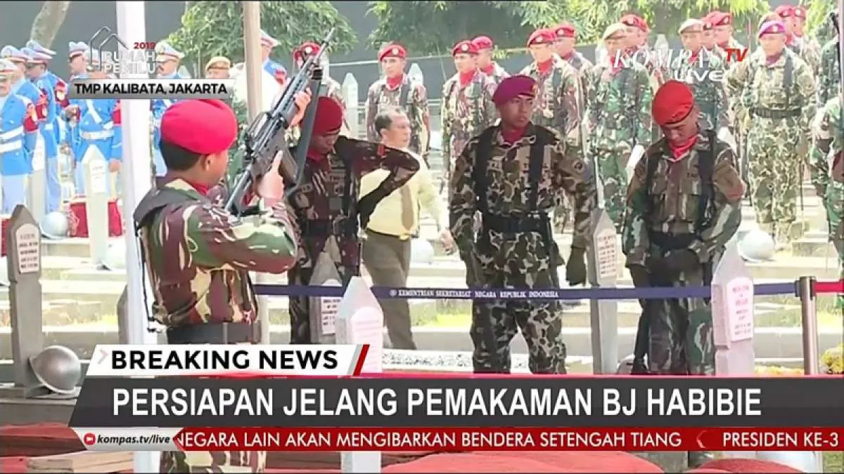 Jenazah Habibie diberangkatkan ke TMP Kalibata