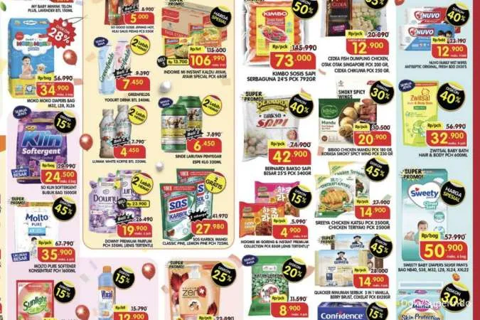 Promo Superindo Weekday Gajian 25-28 Agustus 2025, Ada Diskon 50% dan Beli 1 Gratis 1