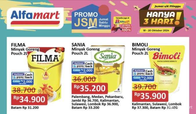 Katalog Promo JSM Alfamart Spesial Ulang Tahun Periode 18-20 Oktober 2024