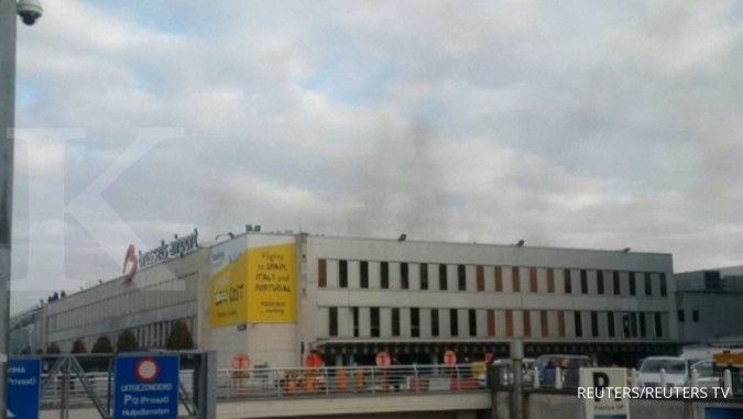 Bom mengguncang bandara Zaventem Brussel