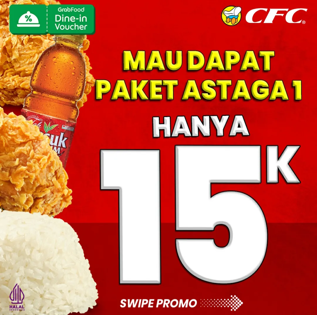 Promo CFC Indonesia, menu Rice Bowl dan Paket Astaga Rp 15.000