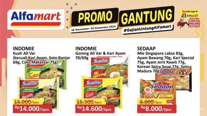 Katalog Promo JSM Alfamart Periode 29 November-1 Desember 2024, Harga Spesial Gajian!