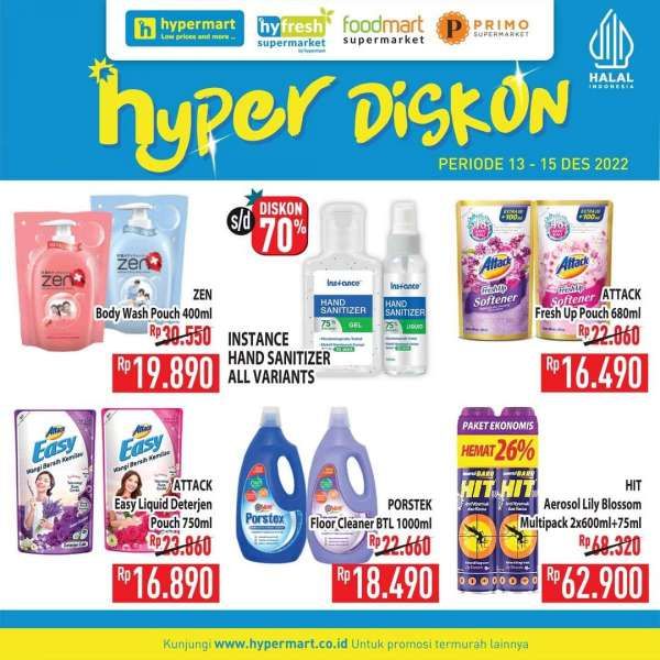Katalog Harga Promo Hypermart Weekday 13-15 Desember 2022