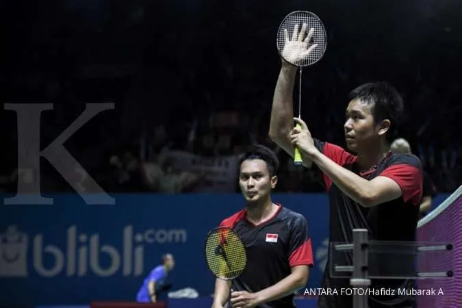 Menang dengan susah payah, The Daddies akhirnya tembus semifinal Indonesia Open 2019