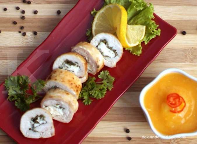 Resep Kreasi Ayam Gulung Saus Nanas yang Unik Mirip Sushi, Intip Resepnya!