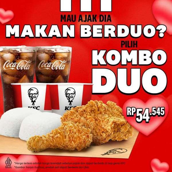 Promo KFC Terbaru Kombo Duo Bulan Februari 2023