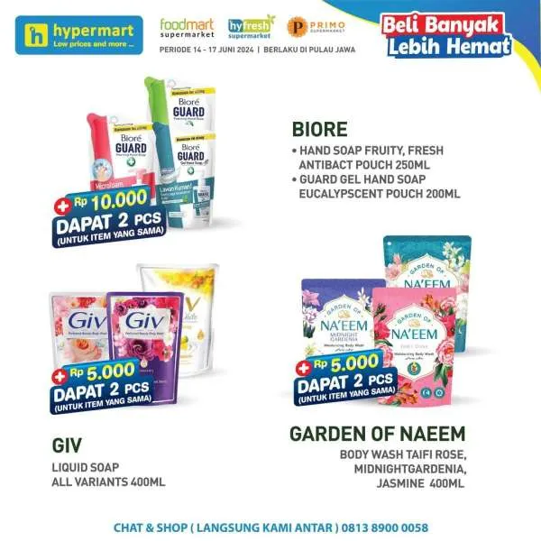 Promo Hypermart Beli Banyak Lebih Hemat Periode 14-17 Juni 2024