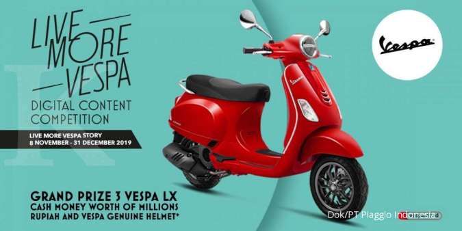 PT Piaggio Indonesia Gelar Kompetisi Konten Digital 2019 Live More Vespa Story