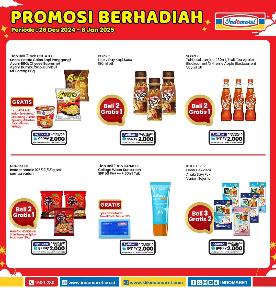 Promo Berhadiah Indomaret Periode 26 Desember 2024-8 Januari 2025