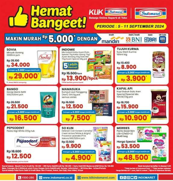 Promo Indomaret 5-11 September 2024 Hemat Banget