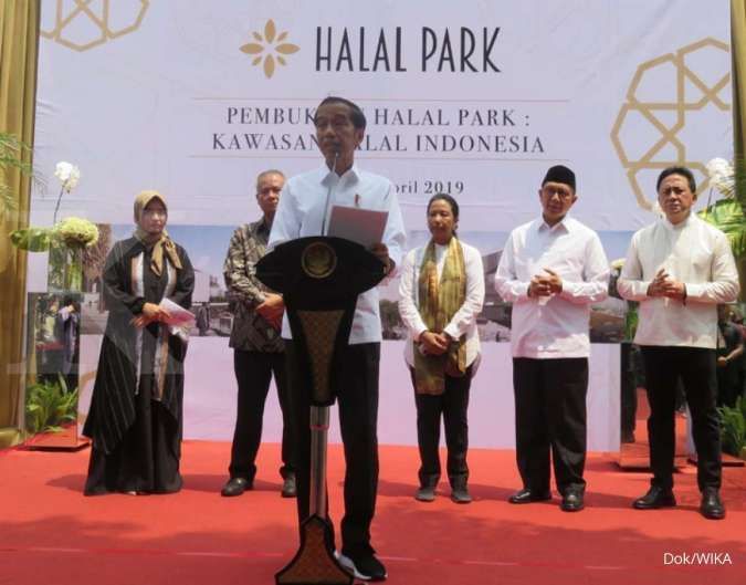 Jokowi resmikan Halal Park, embrio distrik halal dengan investasi Rp 250 miliar
