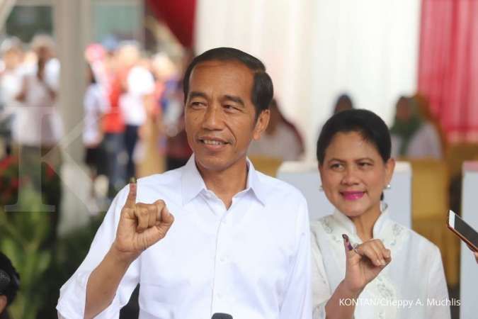Pemilu usai, Jokowi meminta masyarakat kembali bersatu
