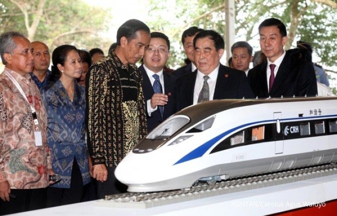 Jokowi cek proyek kereta cepat Jakarta-Bandung