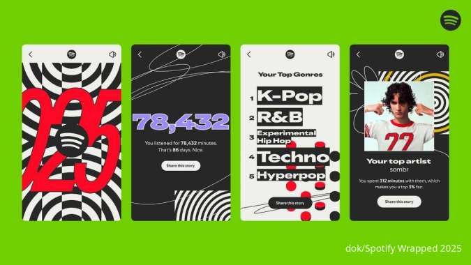 Spotify Wrapped 2025 Hadir dengan Konsep Baru Bertajuk Party dan Fitur Baru