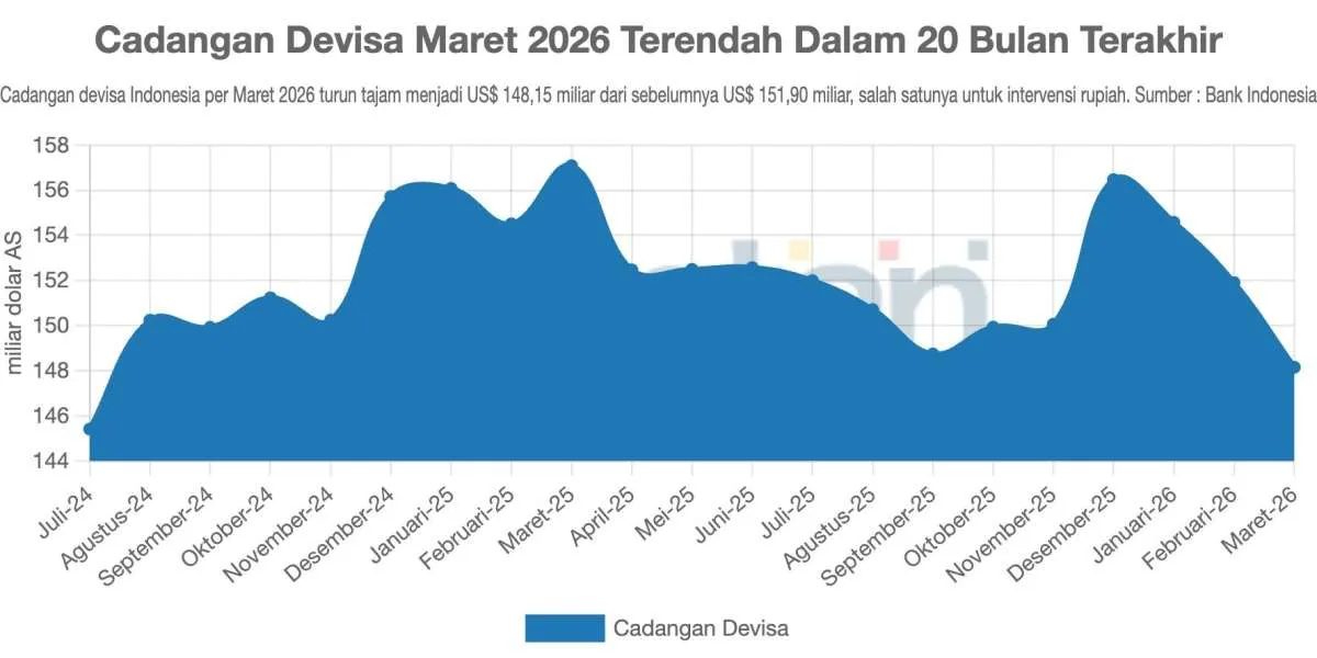 Ketahanan Cadangan Devisa RI Bergantung Perkembangan Rupiah dan Capital Inflow