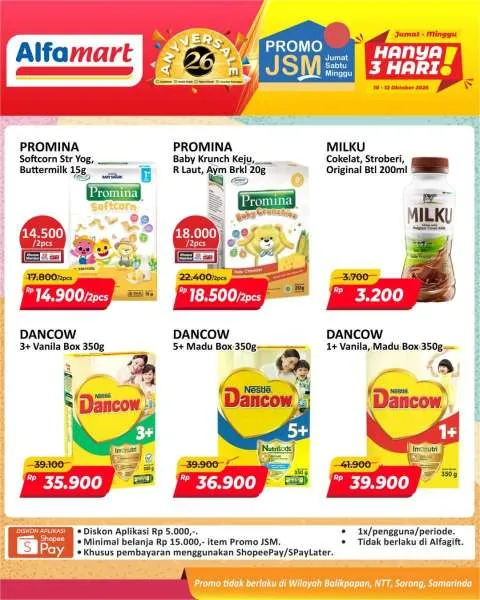 Promo JSM Alfamart Periode 10-12 Oktober 2025