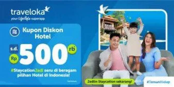 Nikmati Kupon Diskon Traveloka Hotel di Indonesia Rp 500.000 hingga September 2022