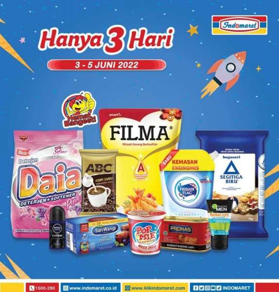 Katalog Promo Indomaret Hanya 3 Hari Periode 3-5 Juni 2022
