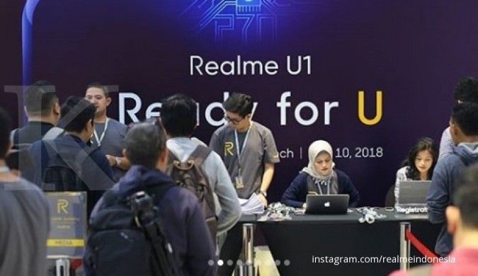 Realme U1, ponsel dengan chip MediaTek Helio P70 dibanderol Rp 2 jutaan